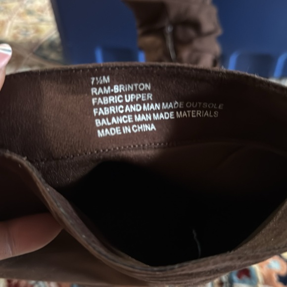 7.5 Ram-Brinton Brown zipper size boots NWOT - Picture 2 of 7